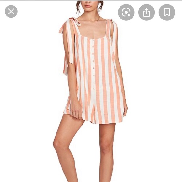 Volcom Striped Romper - Picture 1 of 6